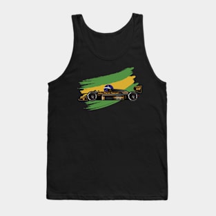 Ayrton Senna's Lotus 98T Illustration by @burrowheel @parkedinargentina Tank Top